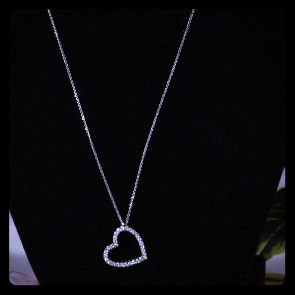 925 SS Heart on chain